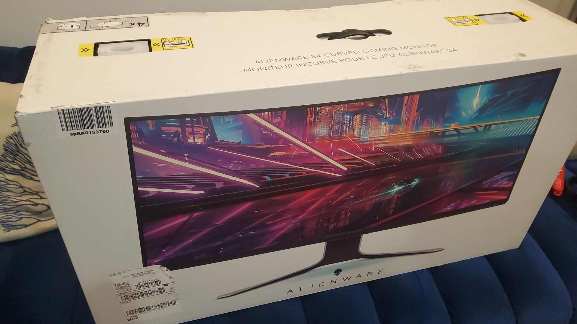 Brand new Alienware 34 inch curved gaming monitor