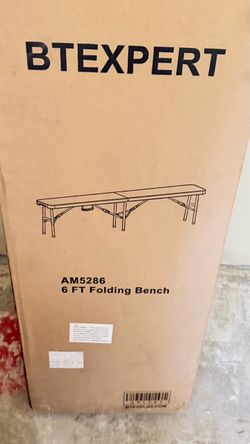 6 FT Folding Bench