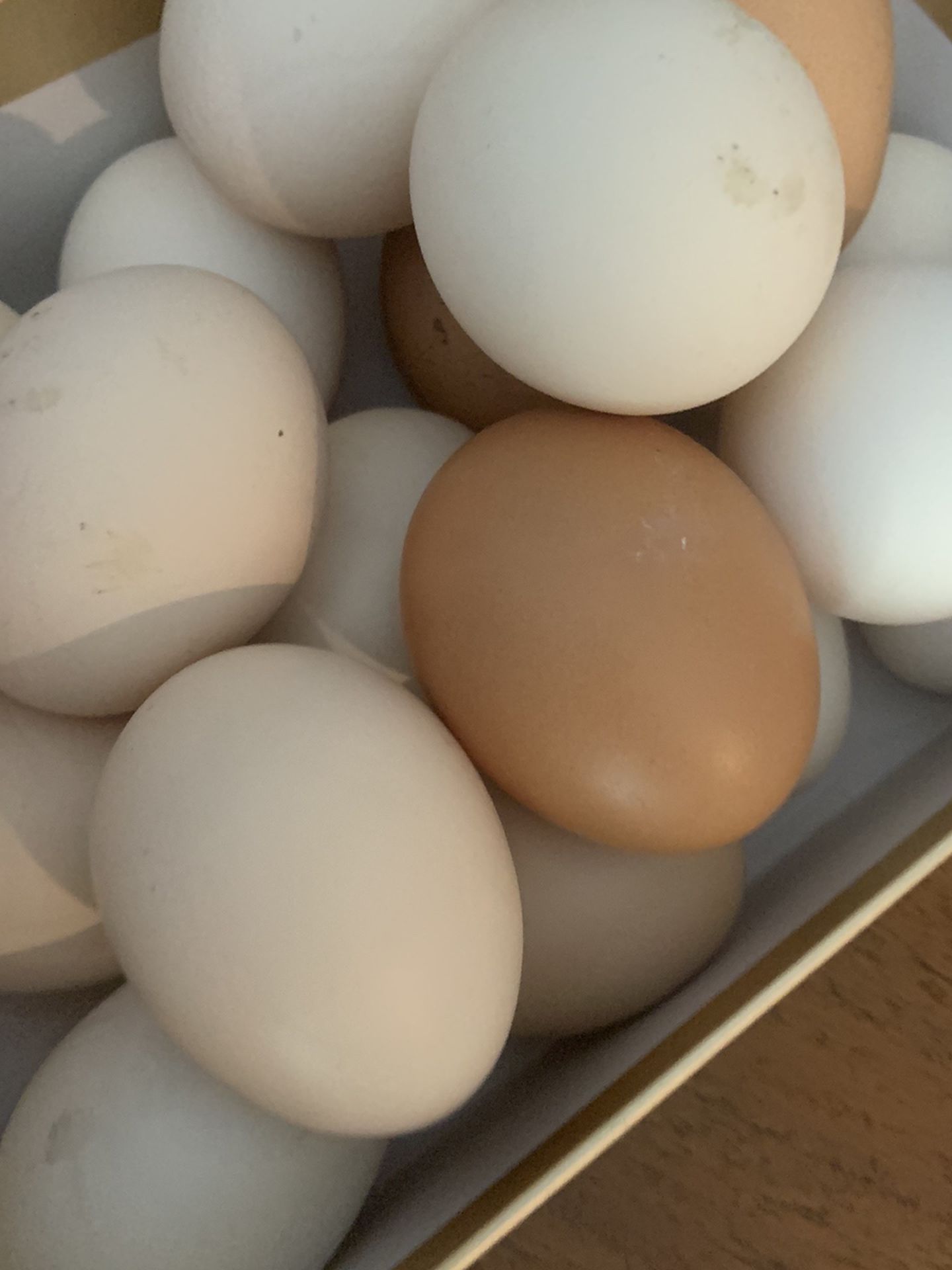 Organic, Caged free Eggs