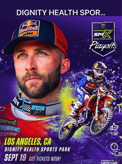 I have 3 tickets for sale for this Saturday’s motorcycle race in Southern California