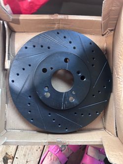 Brand New DFC Drilled & Slotted Brake Rotors + Ceramic Pads Set – Fits Honda Accord / Acura