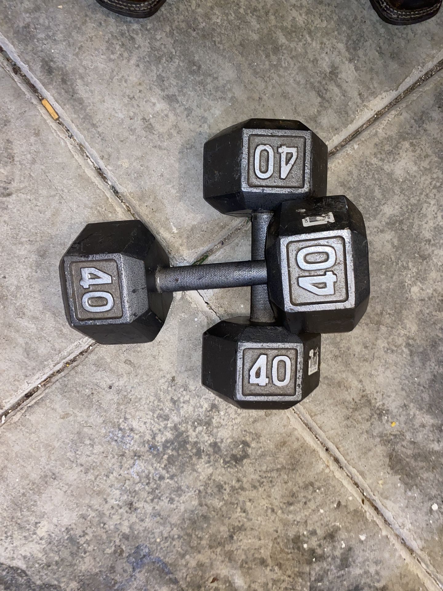 40 Pound Dumbbells