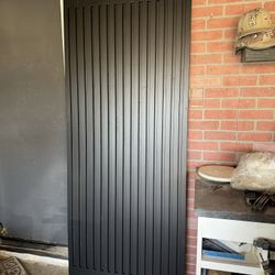 Black Vertical Slat Barn Door 40/96