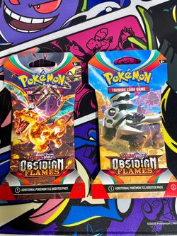 Obsidian Flames Sleeved Packs 2x