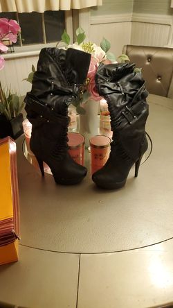 Stilletto knee high boots size 7
