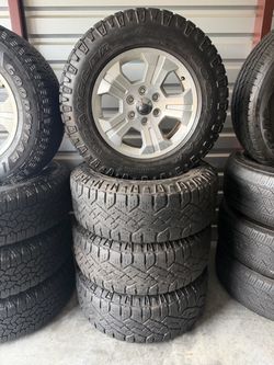 18” Goodyear Wrangler Duratrac LT275/65R18 Tires Rims Chevrolet, GMC and Dodge Ram 1500