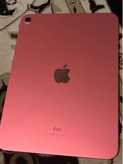 tenth generation pink ipad with apple pencil