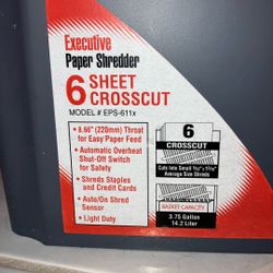 Crosscut 6-sheet Shredder
