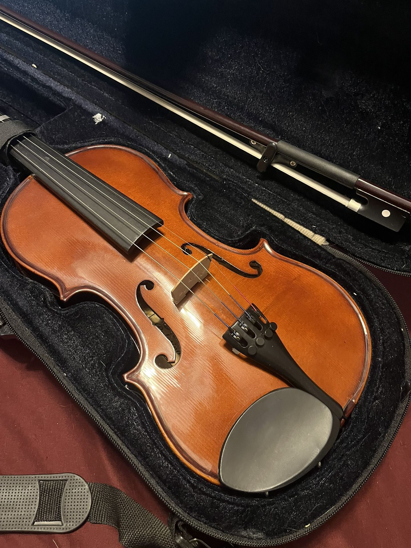 3/4 Length Violin With New Bow