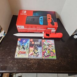 Nintendo Switch 3 Game Bundle 