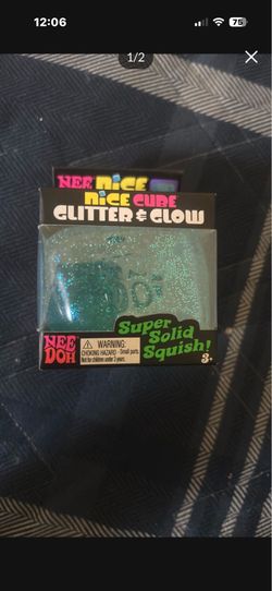 Needoh glitter cube