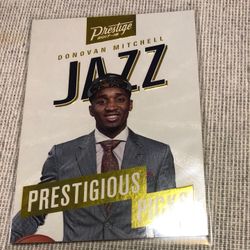 NBA Donovan Mitchell Rookie Card