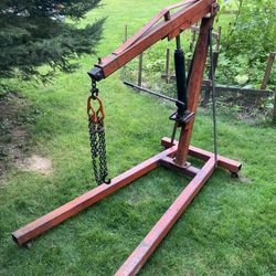 Engine Transmission, Or Lifting Something Heavy Cherry Picker