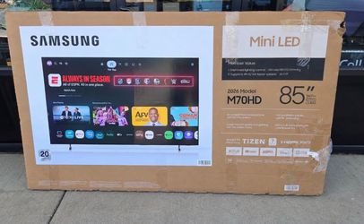 85m70H 85” Samsung smart 4k mini led tv