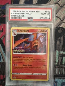 Pokemon SWSH Promo Vivid Voltage Prerelease #066 Charizard PSA 10 Gem Mint