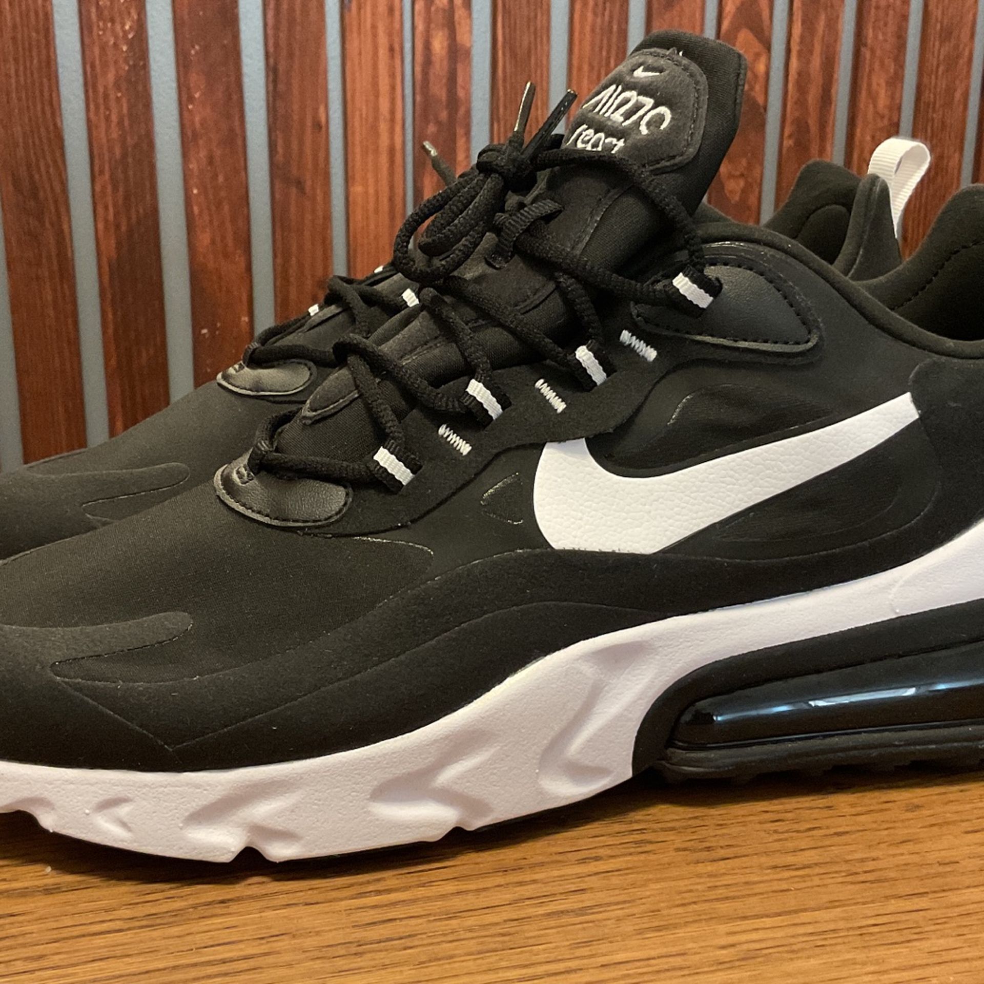HOT 2019 Air Max 270 React 'Black White' Nike Sneakers Air
