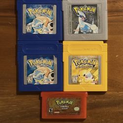Pokemon Gameboy Games (Authentic, Tested)