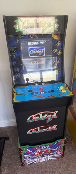 Arcade1Up Galaga & Galaxian Arcade Machine w/ Riser