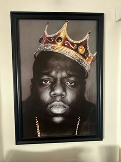 Notorious B.I.G. Framed Portrait Print