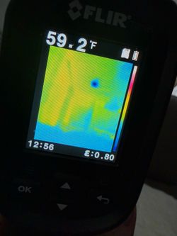 Thermal imaging infrared thermometer