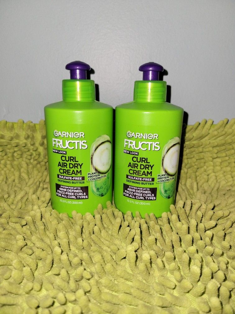 2 Garnier Fructis 10.2oz Curl Cream