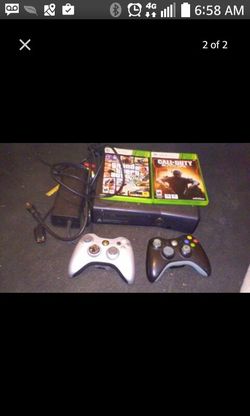 Xbox 360 gtv 5 & call of duty black opps 3