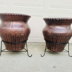 4 Pieces Set New Mexican Clay  Pots $60