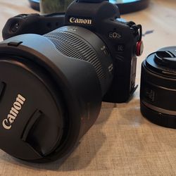 Canon EOS R W/ Lenses & Battery Grip