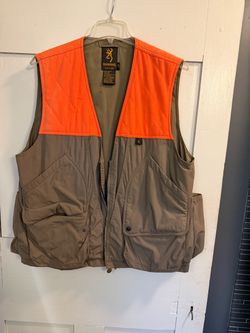 Browning Hunting Vest Blaze Orange and Tan