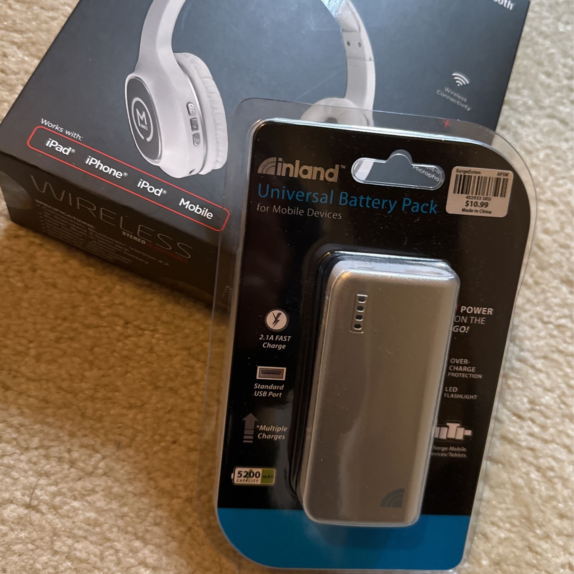 Morpheus 360 HP4500W Wireless Bluetooth + Power Battery Pack