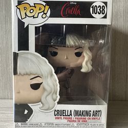 Funko Pop! Vinyl Cruella #1038 Disney Movies Making Art Vinyl Figure