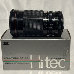 Hitec by Hanimex HIGH DEFINITION SLR LENS 35 200