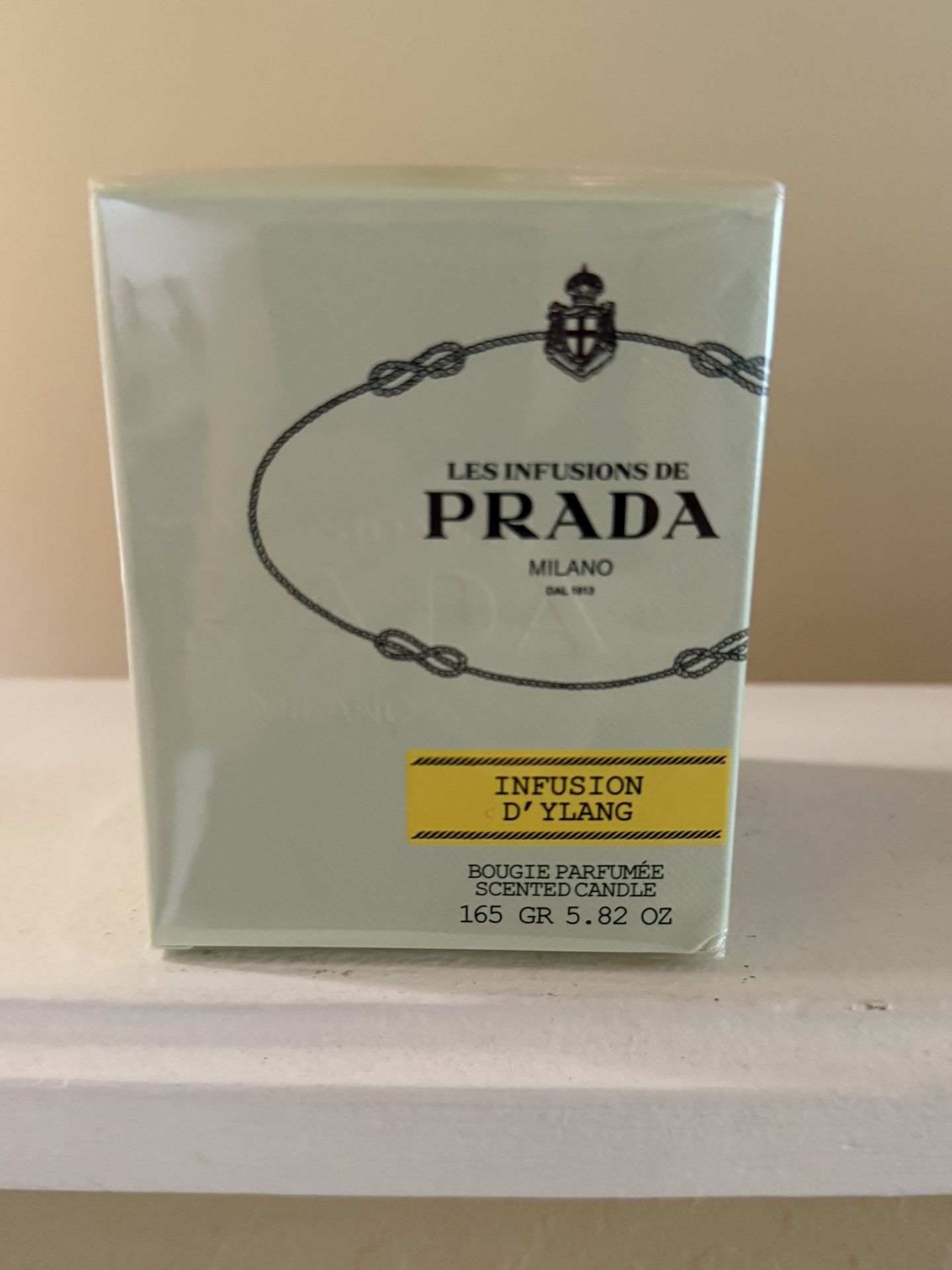 Brand New Sealed Prada INFUSION D’YLANG CANDLE 5.83 oz