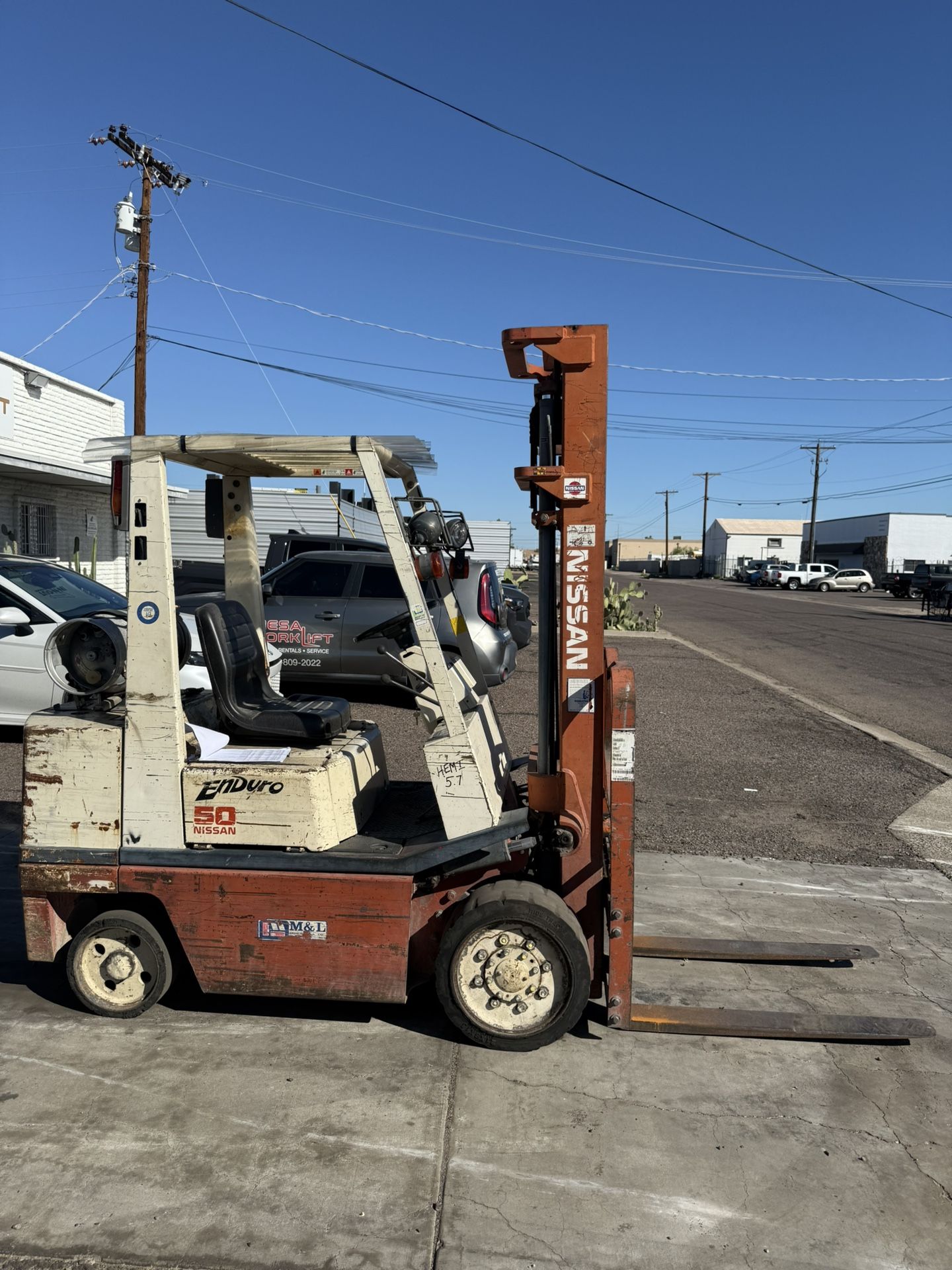 1994 Nissan KCPH02A25V Forklift