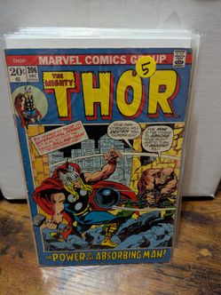 The Mighty Thor #206 Marvel Comics 1972