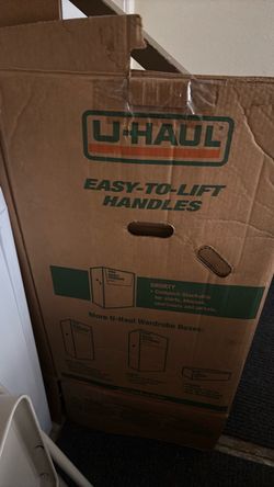 Free U-Haul Shorty Wardrobe Moving Box