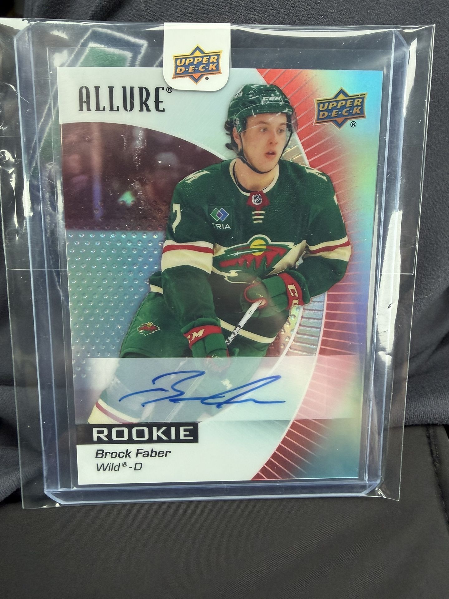 Brock Faber Rookie Auto Allure