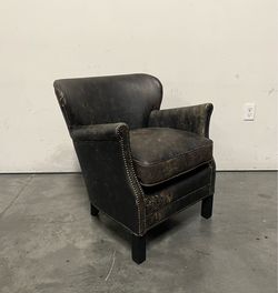 Restoration Hardware, Leather Professor’s Chair