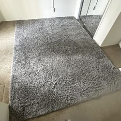 Gray Shag Rug 7ftx11ft