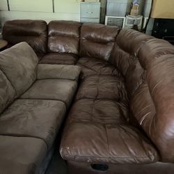 Leather Couch 