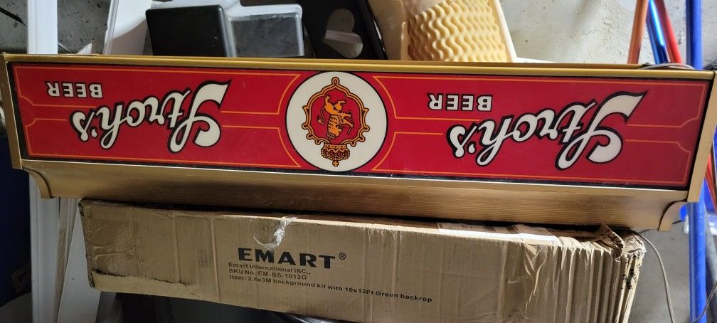 Vintage Strohs Sign