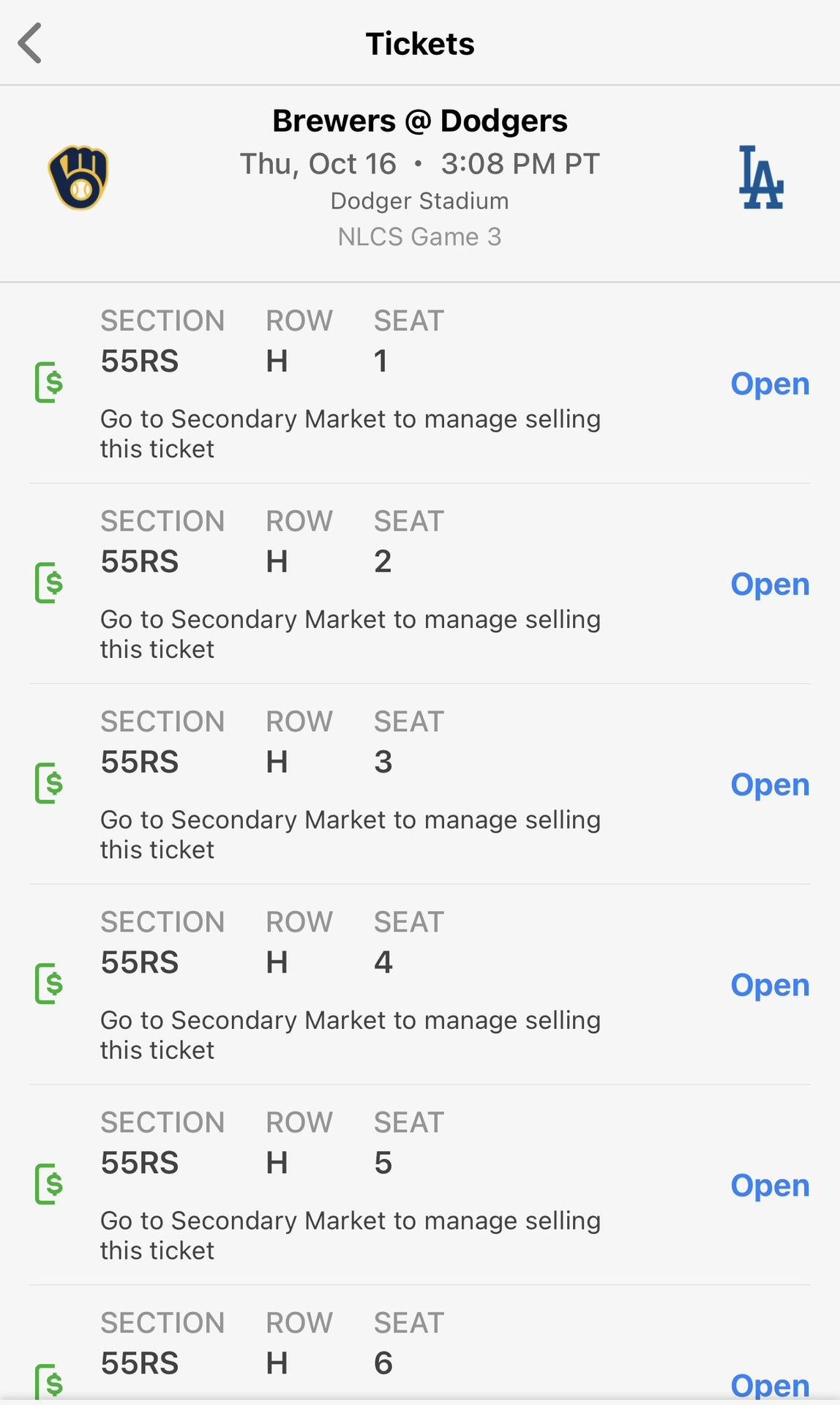 Milwaukee Brewers At Los Angeles Dodgers: NLCS (Home Game 1, Series Game 3)