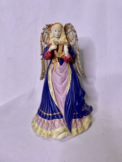 Angel With Harp Music Box