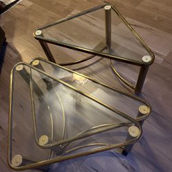 Rare Vintage Nesting Coffee Tables 80s