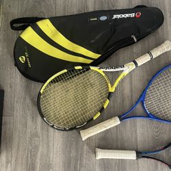 Tennis rackets - $80 for all