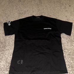 Chrome Hearts Unisex T-Shirt Multicolor Cross Design