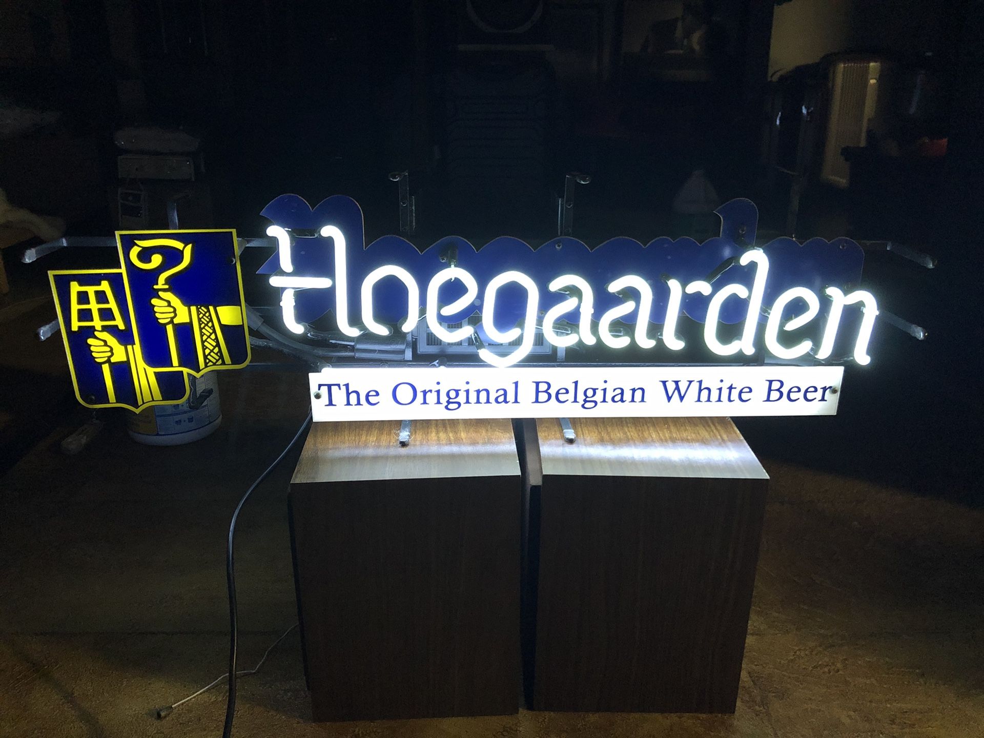 Original Commercial Hoegaarden Neon Beer Sign