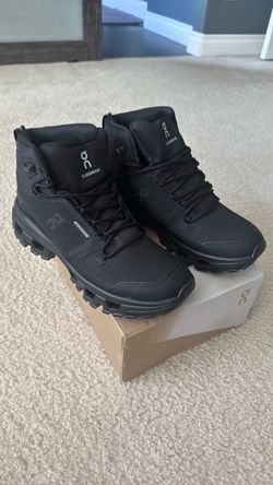 On Cloudrock Hiking Boots All Black