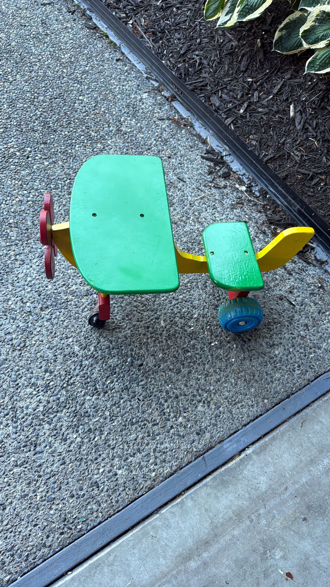 Children’s Riding Wooden Airplane