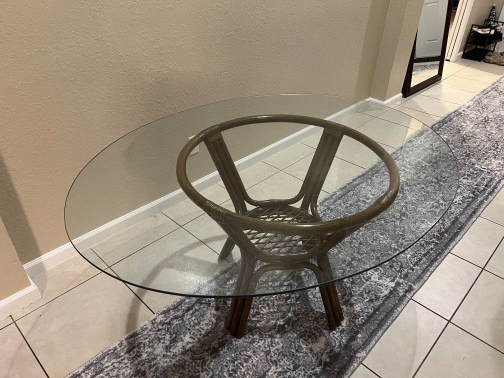 Glass Table w/ No Chairs